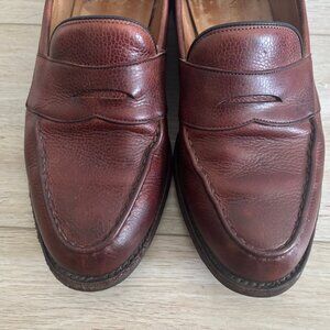 $900 Cheaney Howard Brown Leather Penny Loafers US 10 UK 9 England